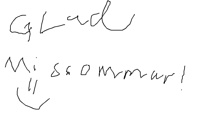 Glad missomar