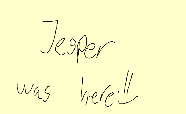 Jesper was here! :D