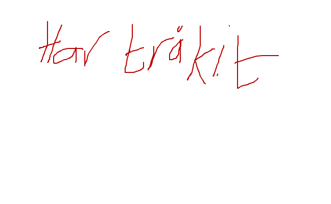 har tråkit