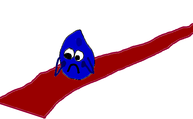 the sadest raindrop