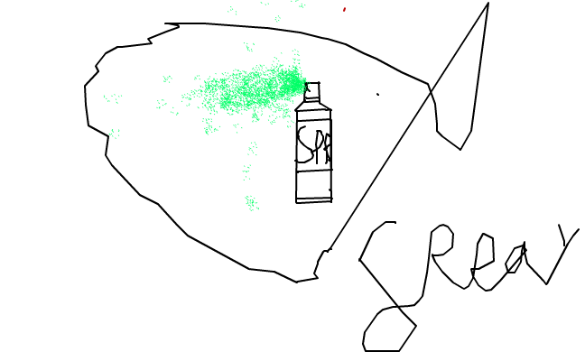 grön spray