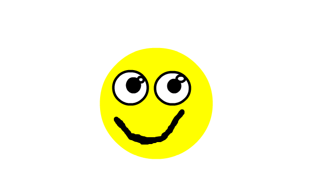 En glad smilis