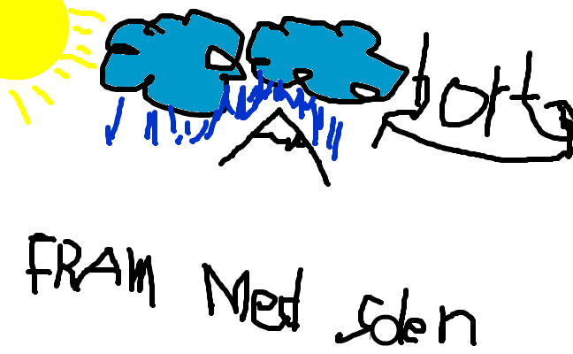 BORT MED REGN!!!