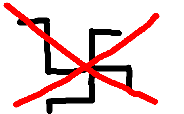 ingen svastikan