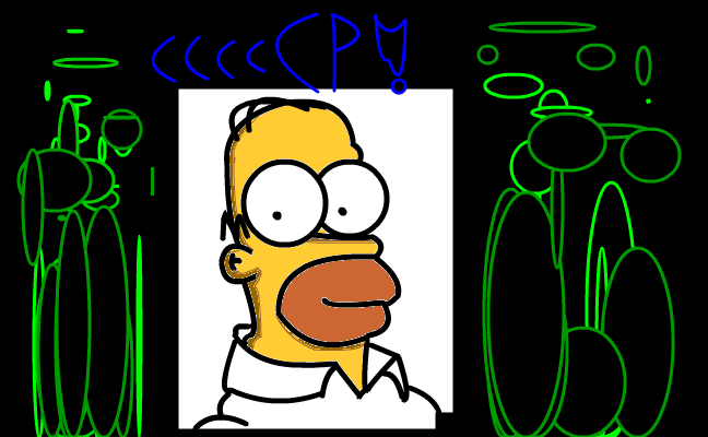 inte simpson med hår