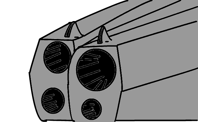 två pistoler