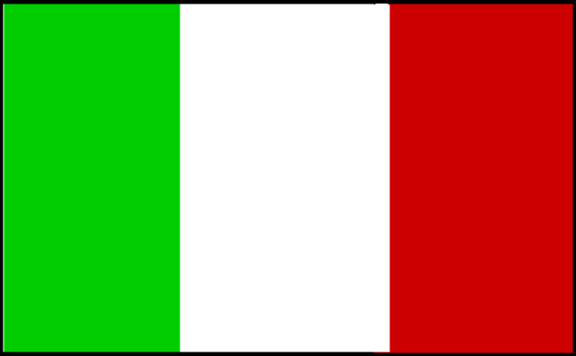Italienska flaggan