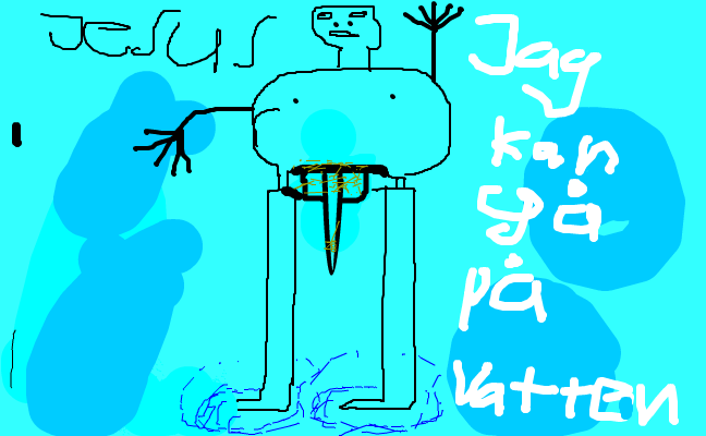 jusus med stake