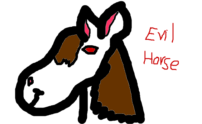 Evil horse