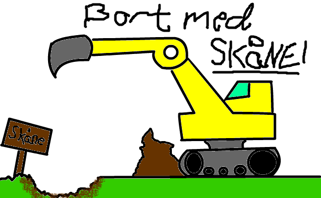 Bort med skåne
