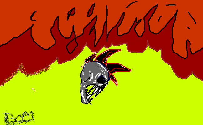 Burn skull