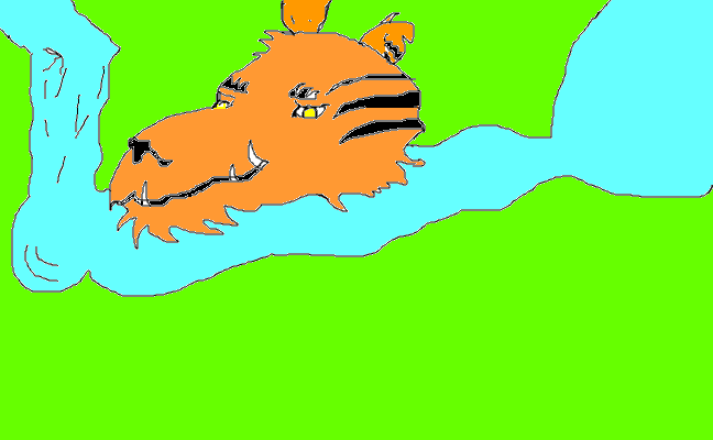 tiger huvud=)