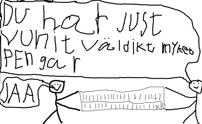 en jätestor chek