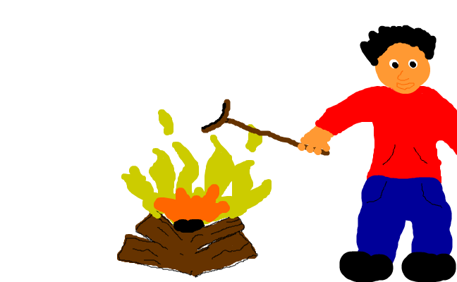 Grillar korv