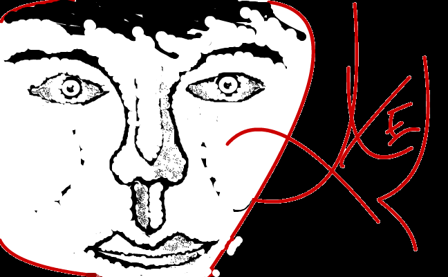 broken face