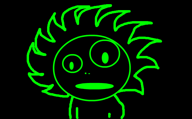 black and green guy