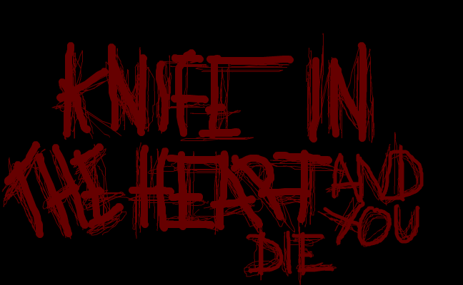 knife in the heart