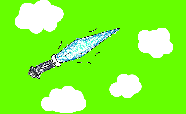 the flying knife