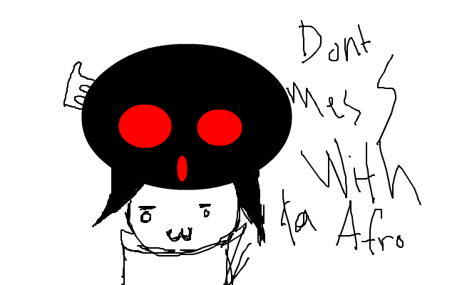 förvånat afro