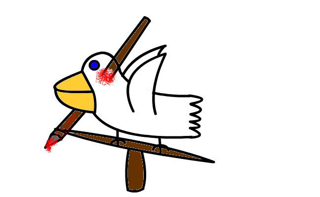död fågel