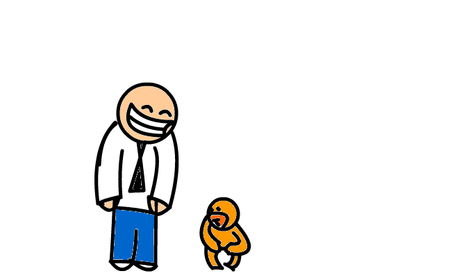 dad like monkys