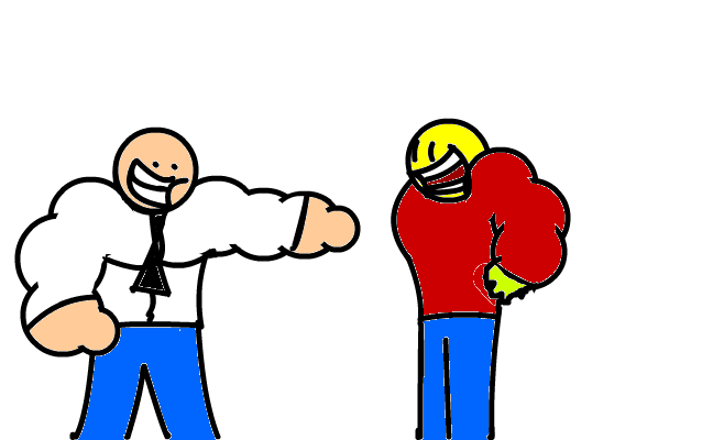 dad vs blockhead