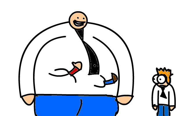 fatdad going to work