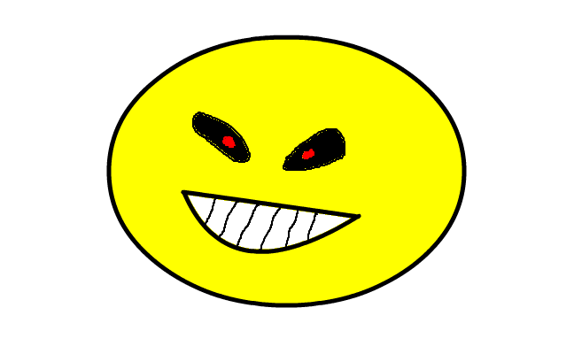 Evil smiley