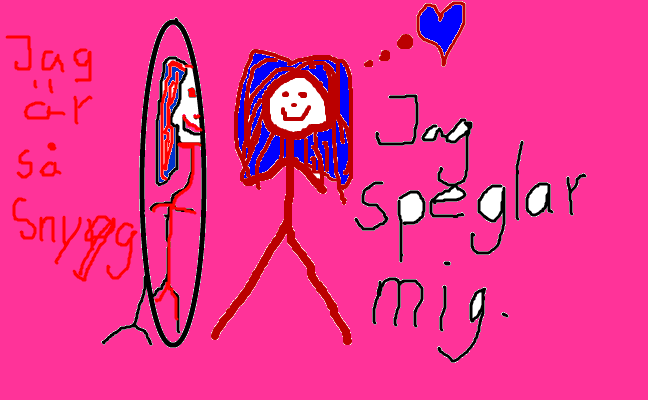 jag speglar mig
