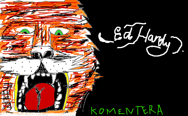ed hardy tiger 1