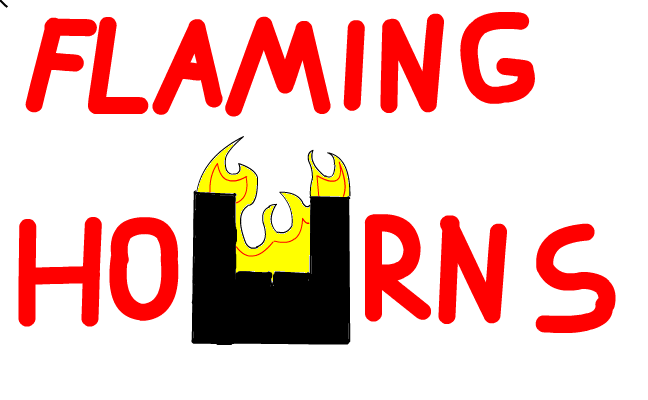 Flaming horns
