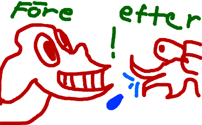 före efter