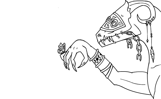 Dragon n butterfly<3