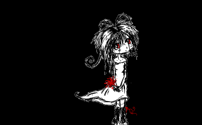 in the darkness...