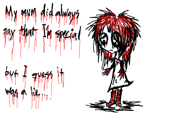 sweet emo girl