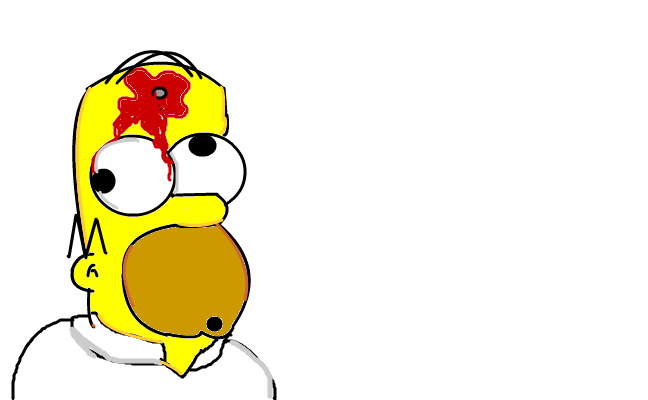 Homer skjuten