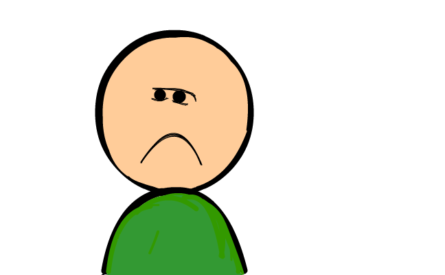 sad man >o<