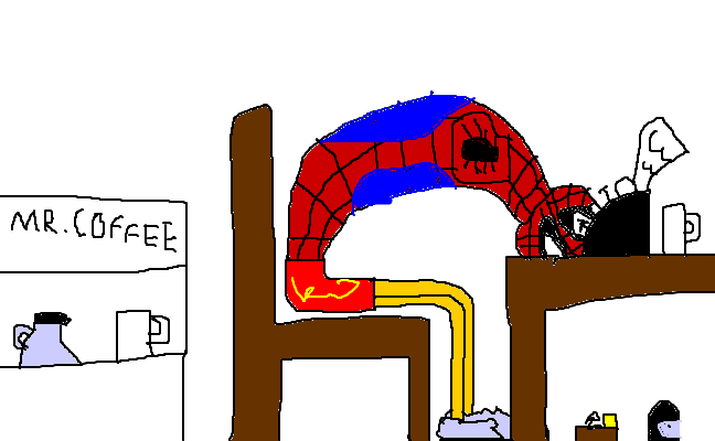 Spiderman på jobbet
