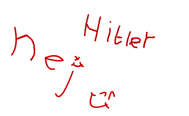 hej hitler din röv