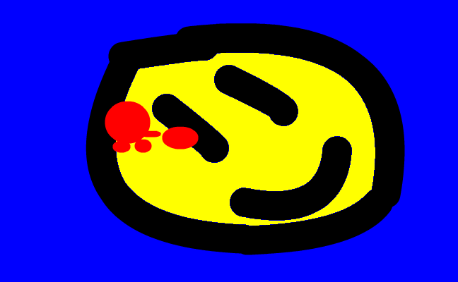 blood face