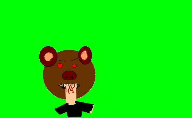 björnen äter