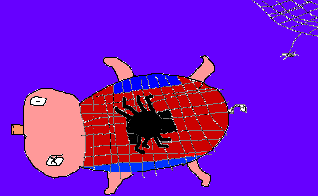 spiderpig uppifrån