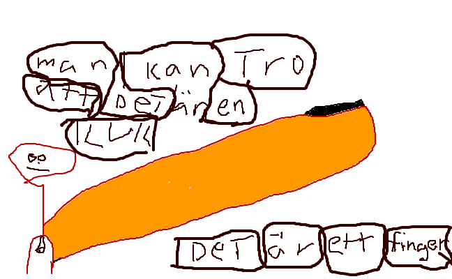 stort finger