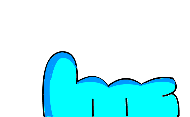 Blå