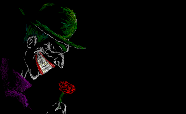 Joker with Rose:P