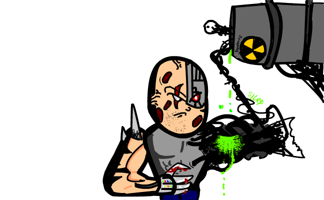 Radioactive cyborg