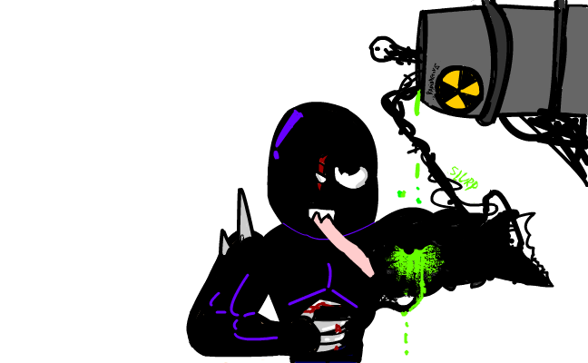 Radioactive venom