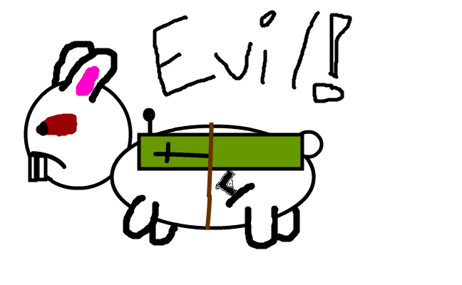 evil rabbit