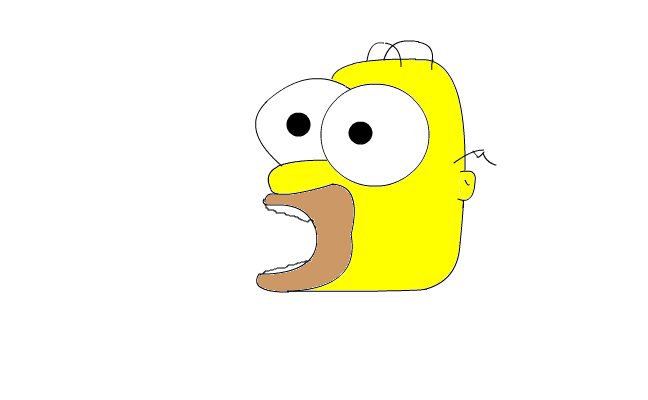 homer är  förvånad