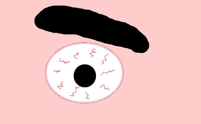angry eye